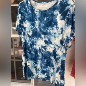 LULAROE (LLR-T0015-1) WOMENS SHORT SLEEVE TEE/TOP SIZE LARGE